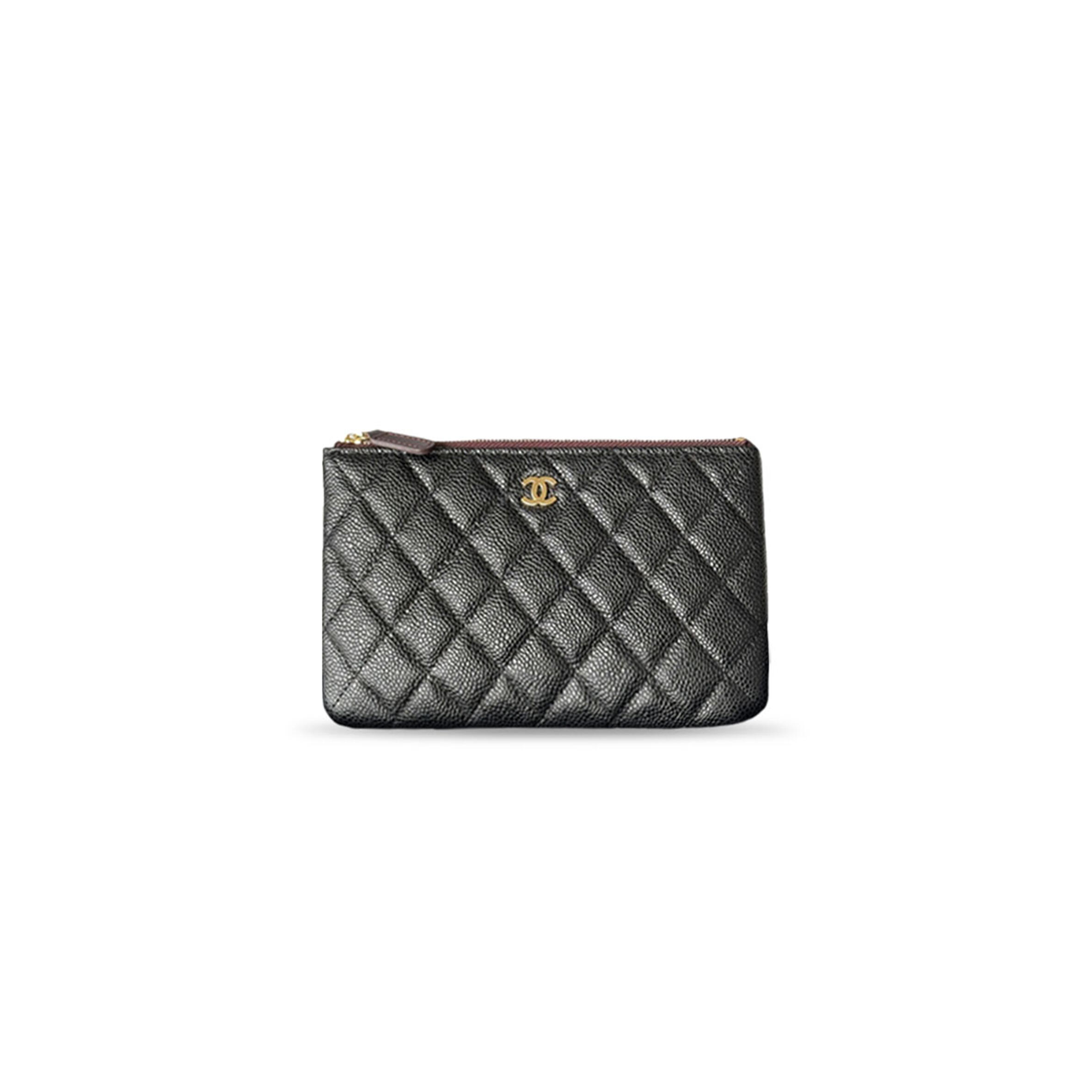 CHANEL CAVIAR QUILTED COSMETIC CASE AP1071 (20*12.2*1cm)